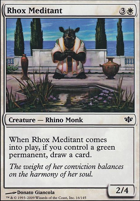 Featured card: Rhox Meditant