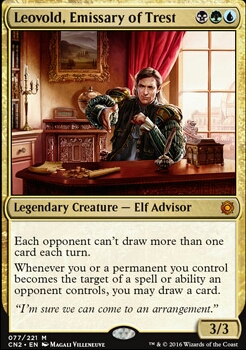 Leovold, Emissary of Trest feature for 4 Color Control