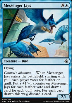 Messenger Jays feature for Bird Bounce (EDH) FUN SOLID 7 POWER