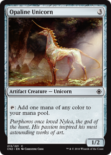 Featured card: Opaline Unicorn