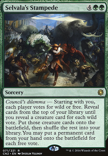 Selvala's Stampede feature for Dinos!