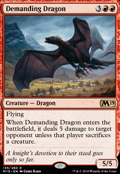 Featured card: Demanding Dragon