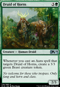 Featured card: Druid of Horns