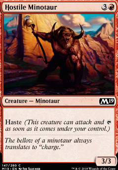Featured card: Hostile Minotaur