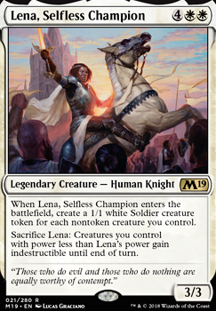 Lena, Selfless Champion feature for Lena's Alpha Strike