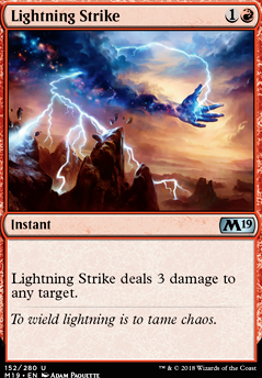 Lightning Strike feature for Burn for Ravnica (updated for war of the spark)