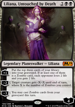 Liliana, Untouched By Death feature for Liliana Infinite on Turn 4