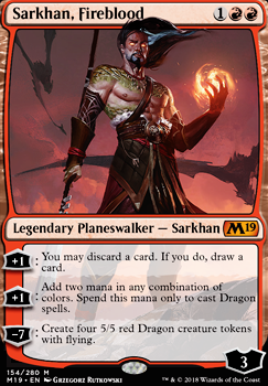 Sarkhan, Fireblood feature for Sarkhan's Swarm