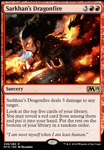 Featured card: Sarkhan's Dragonfire