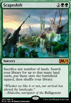 Scapeshift feature for Jund-Lands