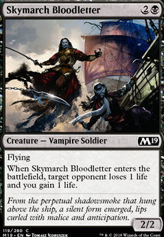 Skymarch Bloodletter feature for Legion of dusk pauper
