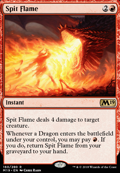 Spit Flame feature for dragons temp build