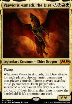 Vaevictis Asmadi, the Dire feature for Dire Permanents [Vaevictis Permanents Only]