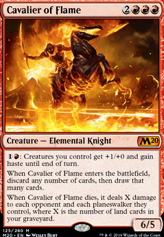 Cavalier of Flame feature for Elemental Tribal Big Chonks