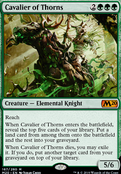 Featured card: Cavalier of Thorns