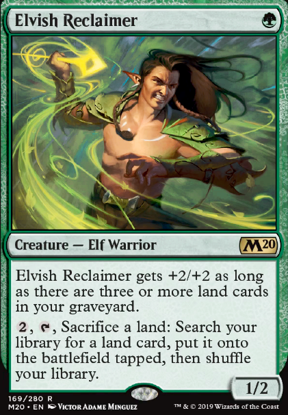 Featured card: Elvish Reclaimer