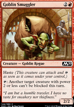 Goblin Smuggler feature for Death Stalks… I Don’t Even Know [Mono Red… Thingy]