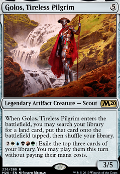 Golos, Tireless Pilgrim feature for Lets build the best artifact commander deck!