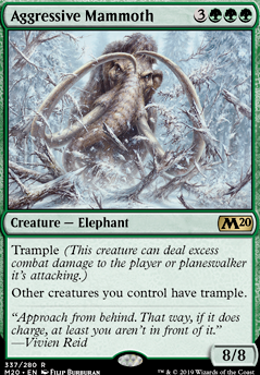 Aggressive Mammoth feature for Elephants, because elephants