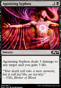 Agonizing Syphon feature for Black/blue deck for poor people