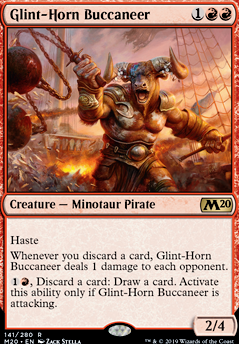 Glint-Horn Buccaneer feature for Discard Damage
