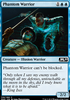 Phantom Warrior feature for Can’t block this EDH