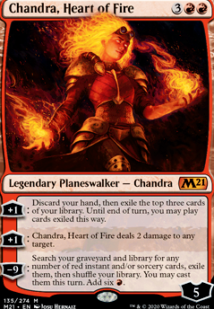Chandra, Heart of Fire feature for Jeskai post core 21
