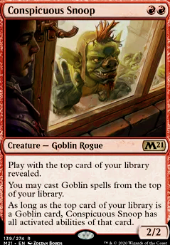 Conspicuous Snoop feature for Combo Goblins