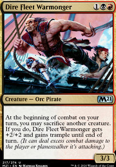 Featured card: Dire Fleet Warmonger