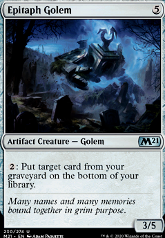 Featured card: Epitaph Golem