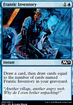 Featured card: Frantic Inventory
