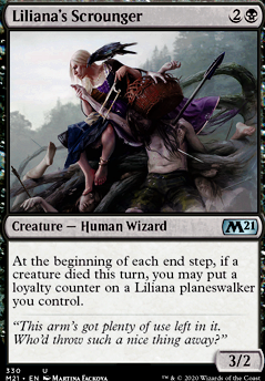 Liliana's Scrounger feature for Liliana Life Dran