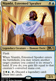 Commander: Niambi, Esteemed Speaker