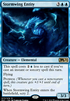 Stormwing Entity feature for Izzet Prowess