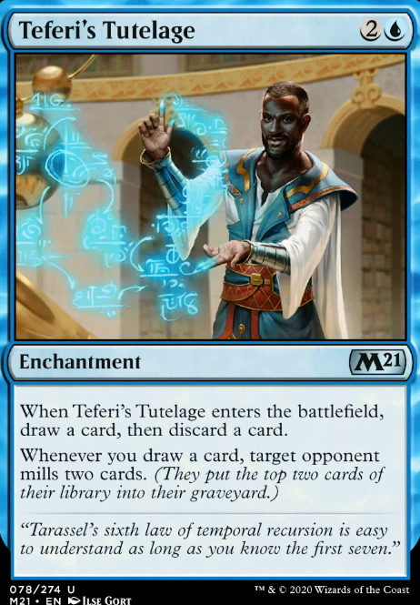 Teferi's Tutelage feature for Teferi's Mill (Control)