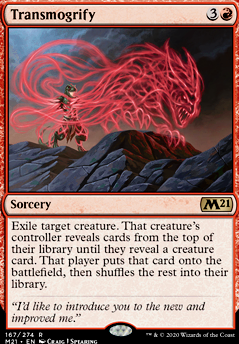Transmogrify feature for Izzet Polymorph