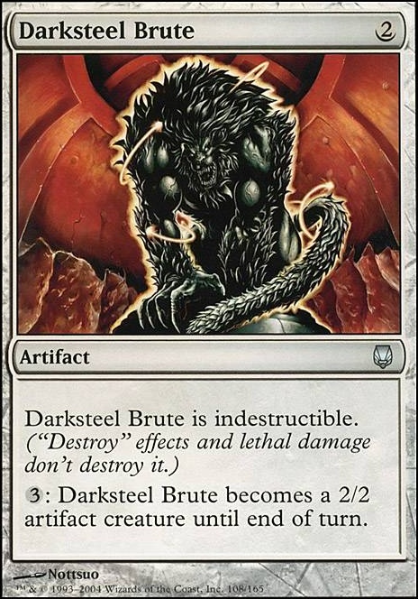 Featured card: Darksteel Brute