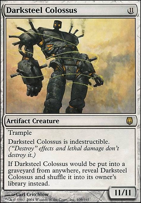 Darksteel Colossus feature for Big Blue
