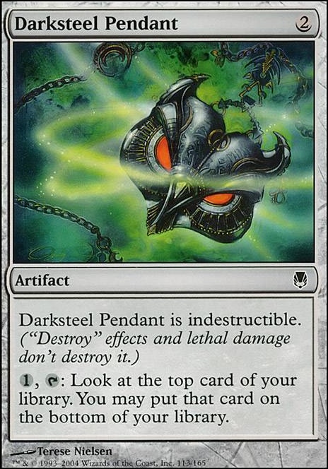 Featured card: Darksteel Pendant