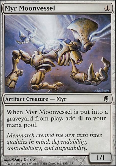 Featured card: Myr Moonvessel