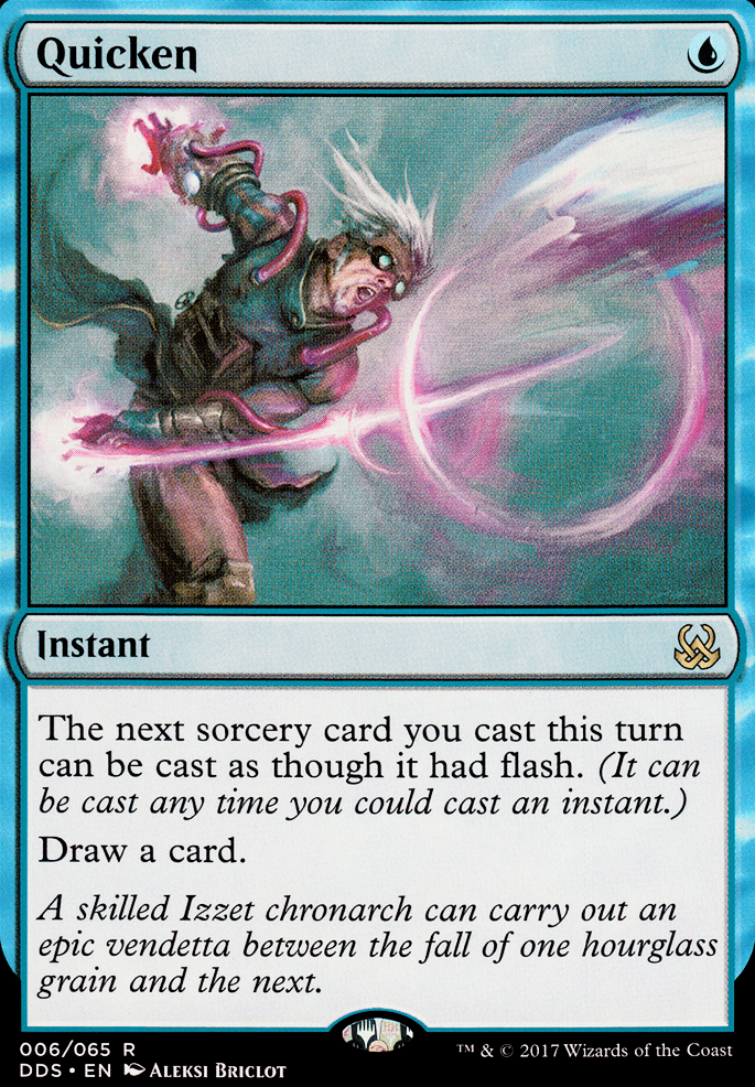 Quicken feature for Mono Blue Narset Combo
