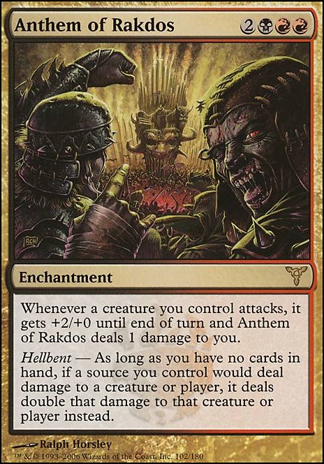Anthem of Rakdos feature for Power Metal (Marchesa EDH)