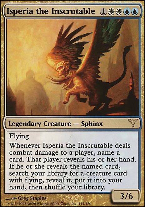 Featured card: Isperia the Inscrutable