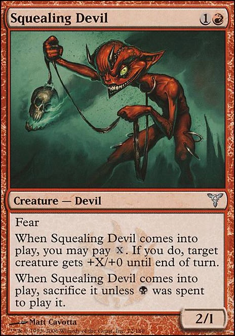 Squealing Devil feature for *EDH Rakdos