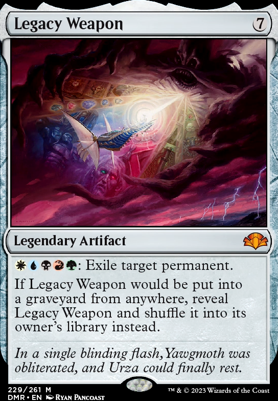 Legacy Weapon feature for Jhoira, Weatherlight Legends