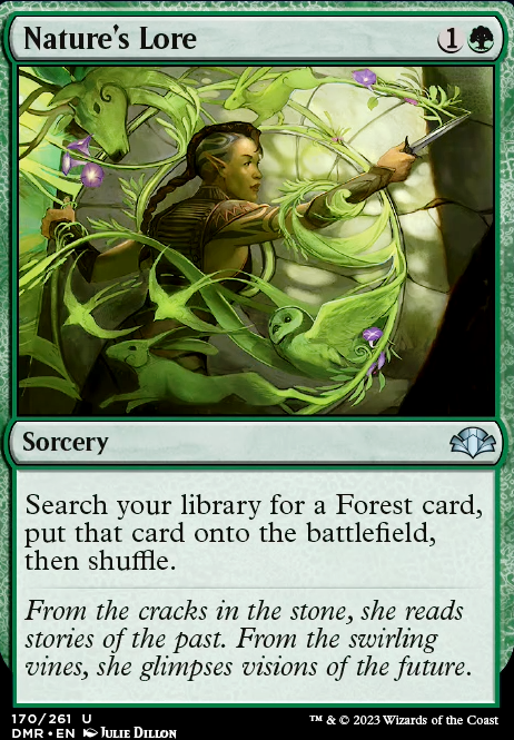 Featured card: Nature's Lore