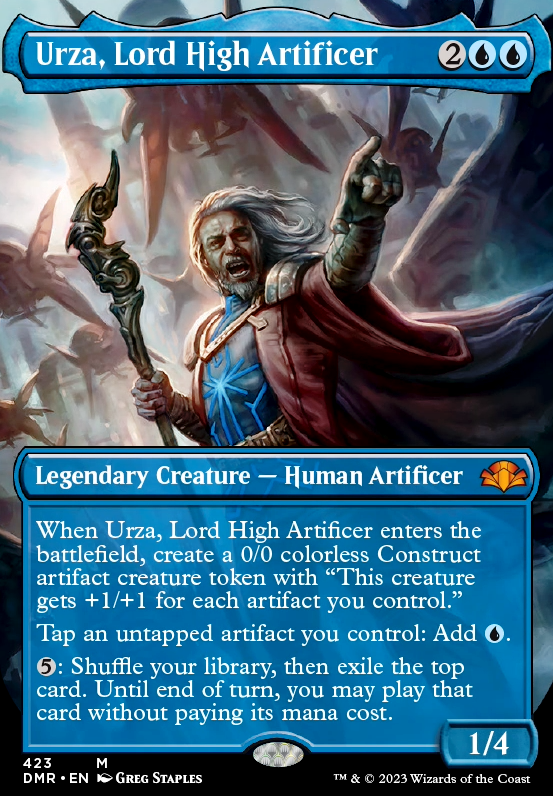 Urza, Lord High Artificer feature for Rise of the Constructs (Budget)