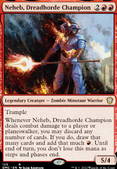 Neheb, Dreadhorde Champion feature for Neheb's turbo punch EDH