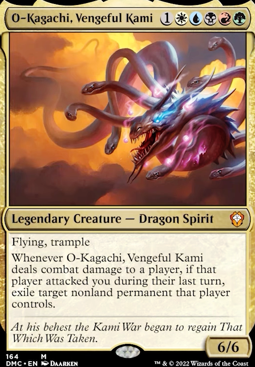 O-Kagachi, Vengeful Kami feature for 5 color ramos deck ^^