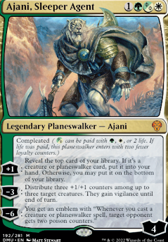Ajani, Sleeper Agent feature for Ultimate Phyrexian Ajani Theme Deck